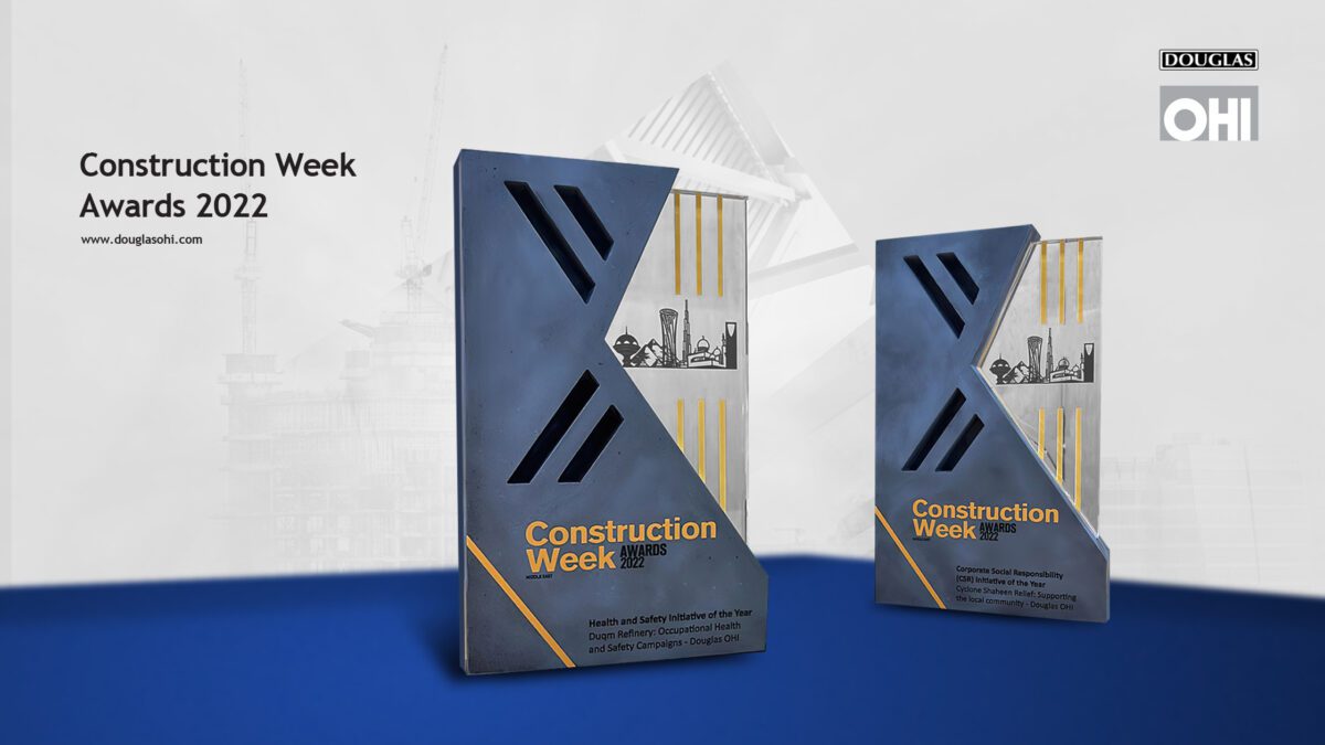 Douglas OHI Values and awards, Construction week awards 2022